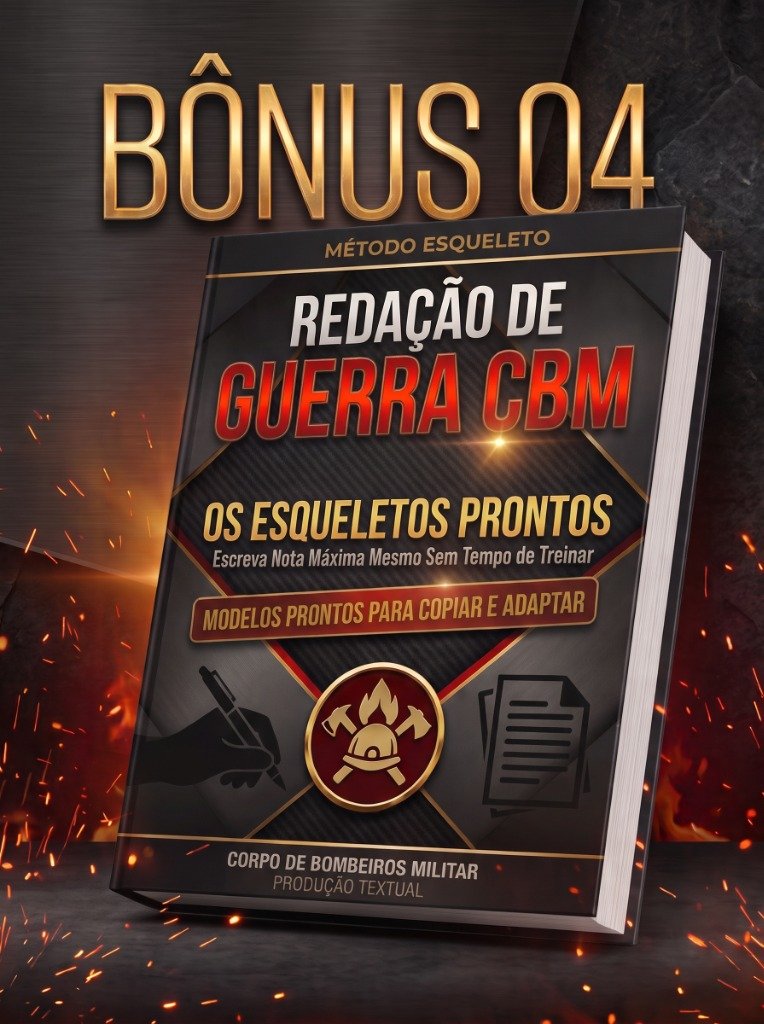 Bônus 04 - Redação de Guerra CBM